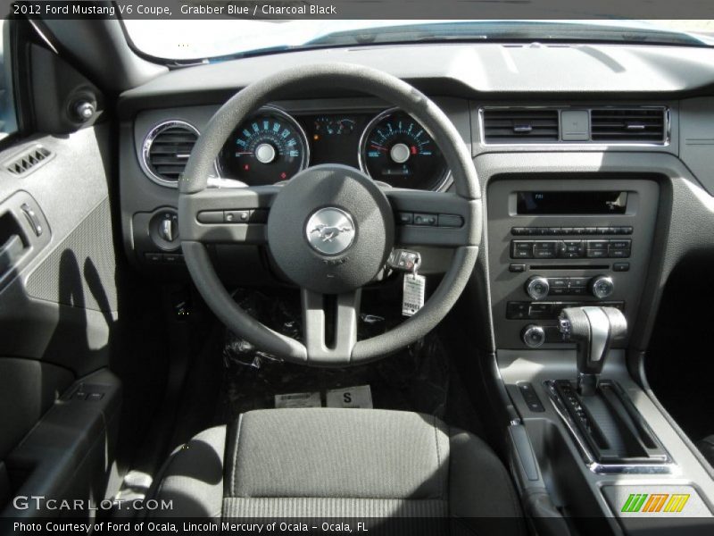 Dashboard of 2012 Mustang V6 Coupe