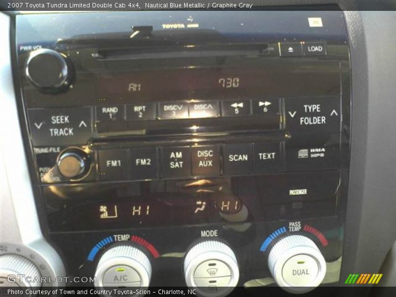 Nautical Blue Metallic / Graphite Gray 2007 Toyota Tundra Limited Double Cab 4x4