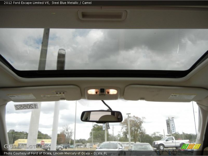 Sunroof of 2012 Escape Limited V6