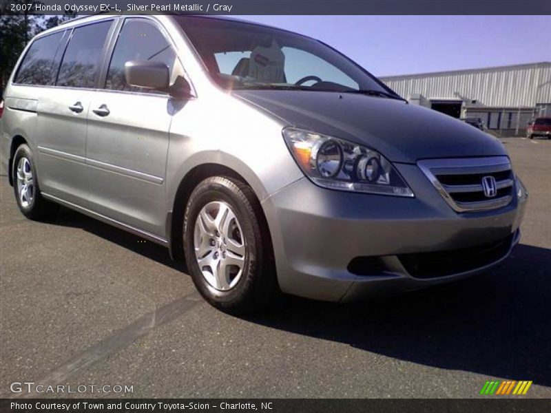 Silver Pearl Metallic / Gray 2007 Honda Odyssey EX-L
