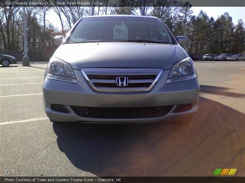 Silver Pearl Metallic / Gray 2007 Honda Odyssey EX-L
