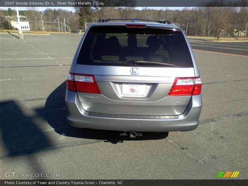Silver Pearl Metallic / Gray 2007 Honda Odyssey EX-L