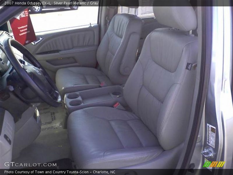 Silver Pearl Metallic / Gray 2007 Honda Odyssey EX-L