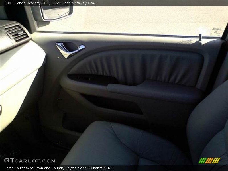 Silver Pearl Metallic / Gray 2007 Honda Odyssey EX-L