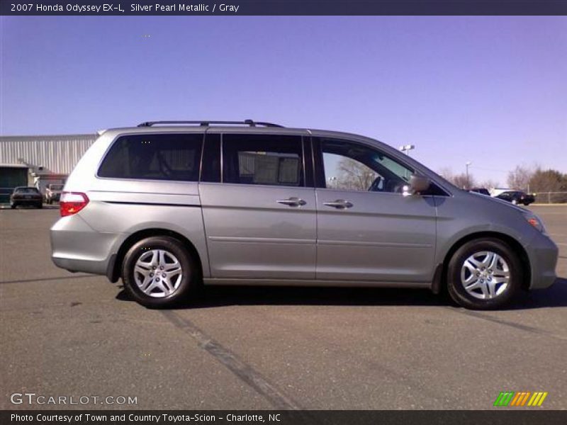 Silver Pearl Metallic / Gray 2007 Honda Odyssey EX-L