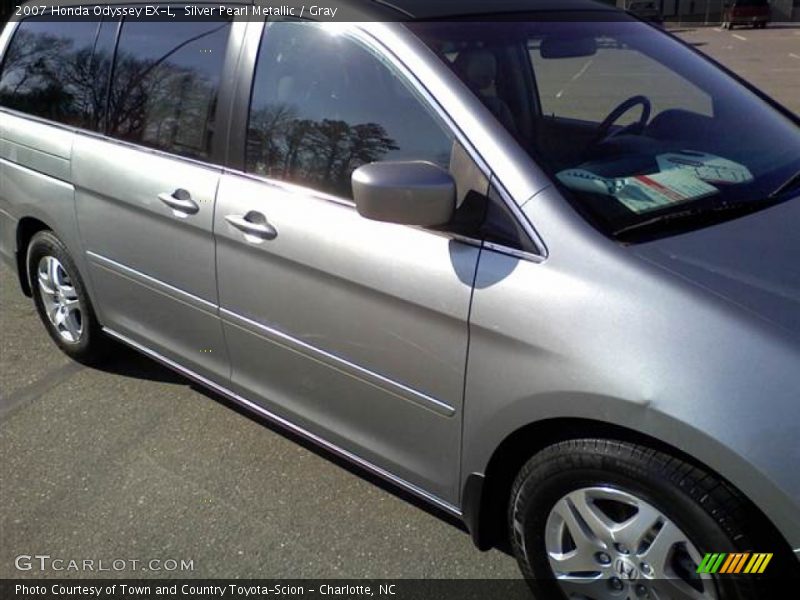 Silver Pearl Metallic / Gray 2007 Honda Odyssey EX-L