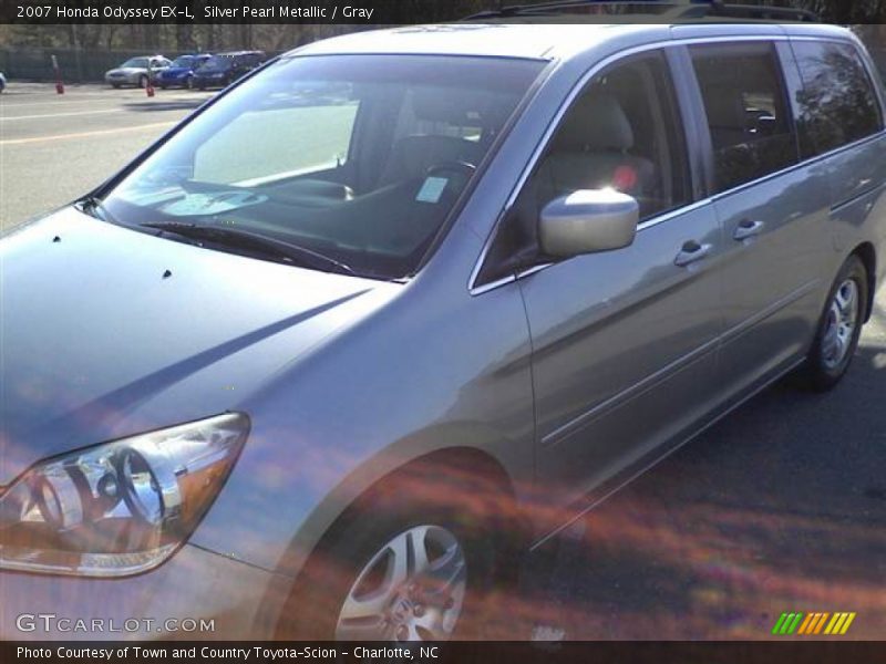 Silver Pearl Metallic / Gray 2007 Honda Odyssey EX-L