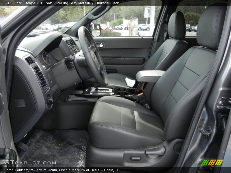  2012 Escape XLT Sport Charcoal Black Interior