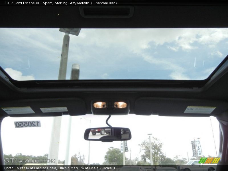 Sunroof of 2012 Escape XLT Sport