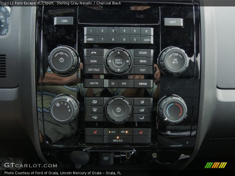 Controls of 2012 Escape XLT Sport