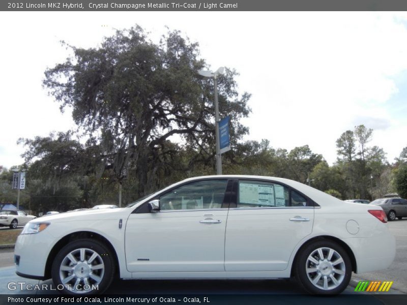  2012 MKZ Hybrid Crystal Champagne Metallic Tri-Coat