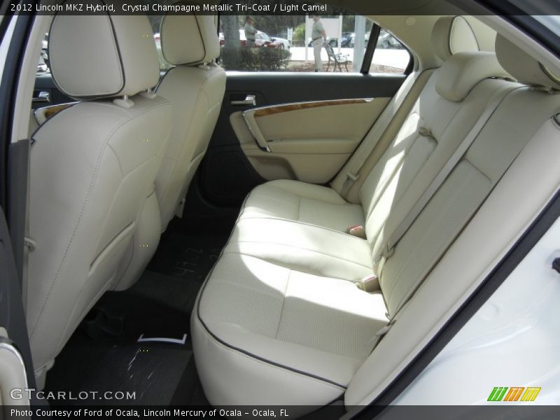 Crystal Champagne Metallic Tri-Coat / Light Camel 2012 Lincoln MKZ Hybrid