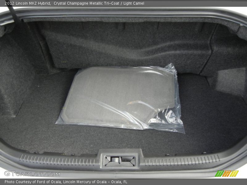 Crystal Champagne Metallic Tri-Coat / Light Camel 2012 Lincoln MKZ Hybrid
