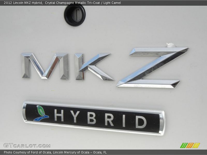 MKZ Hybrid Badge - 2012 Lincoln MKZ Hybrid