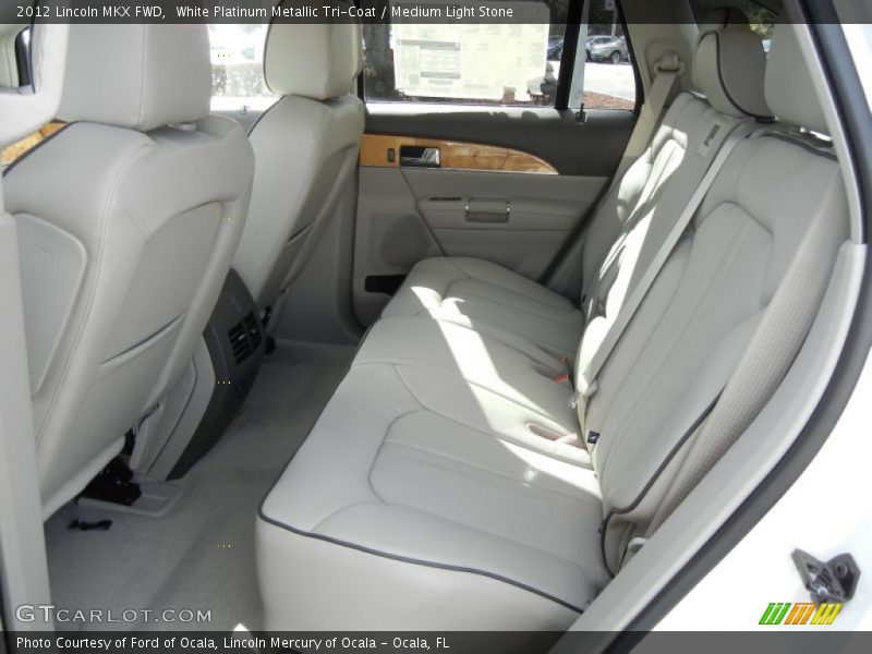 White Platinum Metallic Tri-Coat / Medium Light Stone 2012 Lincoln MKX FWD
