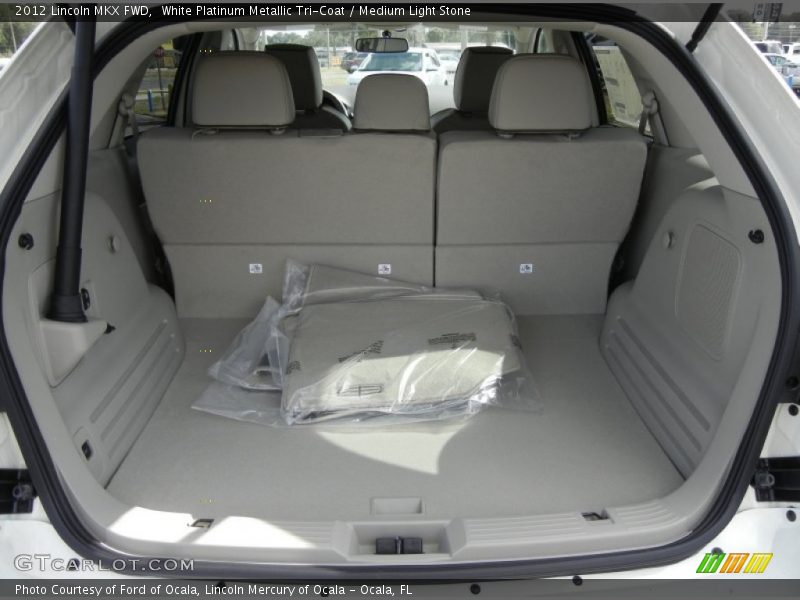 White Platinum Metallic Tri-Coat / Medium Light Stone 2012 Lincoln MKX FWD