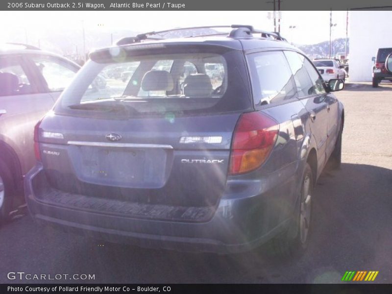 Atlantic Blue Pearl / Taupe 2006 Subaru Outback 2.5i Wagon