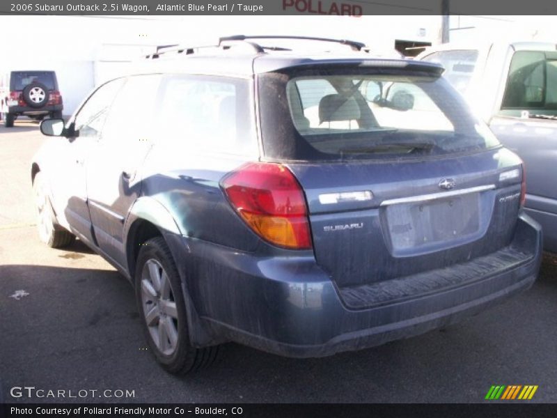 Atlantic Blue Pearl / Taupe 2006 Subaru Outback 2.5i Wagon