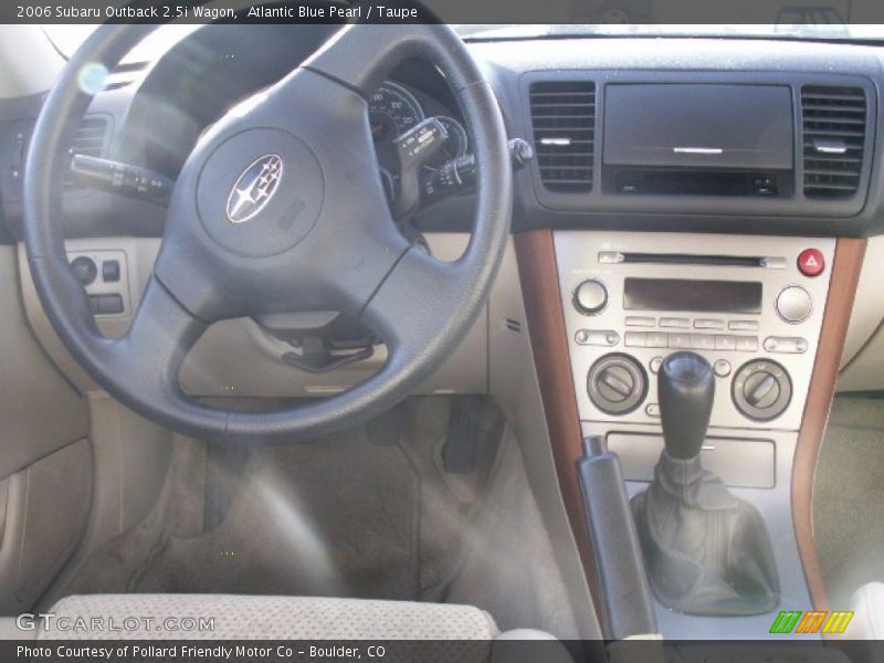 Atlantic Blue Pearl / Taupe 2006 Subaru Outback 2.5i Wagon