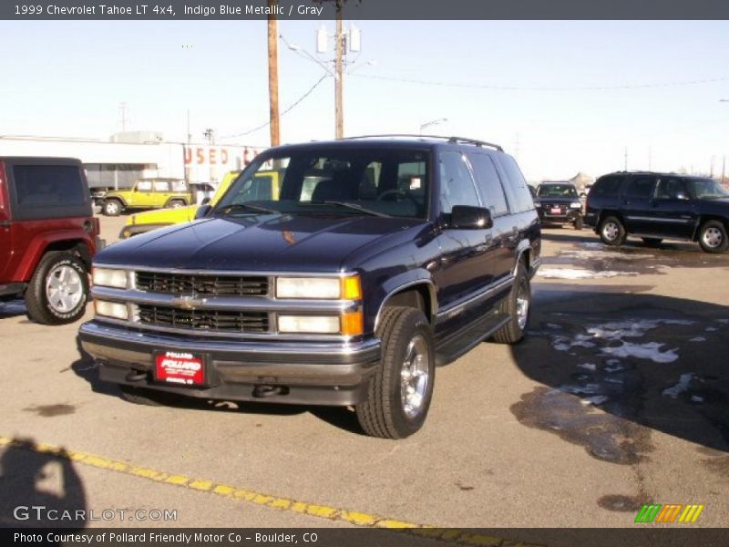 Indigo Blue Metallic / Gray 1999 Chevrolet Tahoe LT 4x4