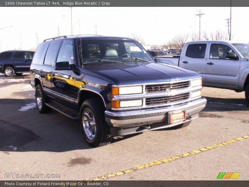 Indigo Blue Metallic / Gray 1999 Chevrolet Tahoe LT 4x4