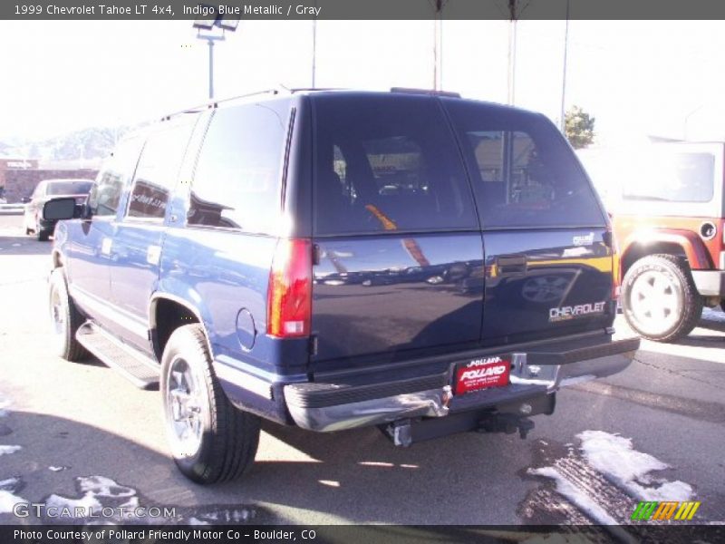 Indigo Blue Metallic / Gray 1999 Chevrolet Tahoe LT 4x4