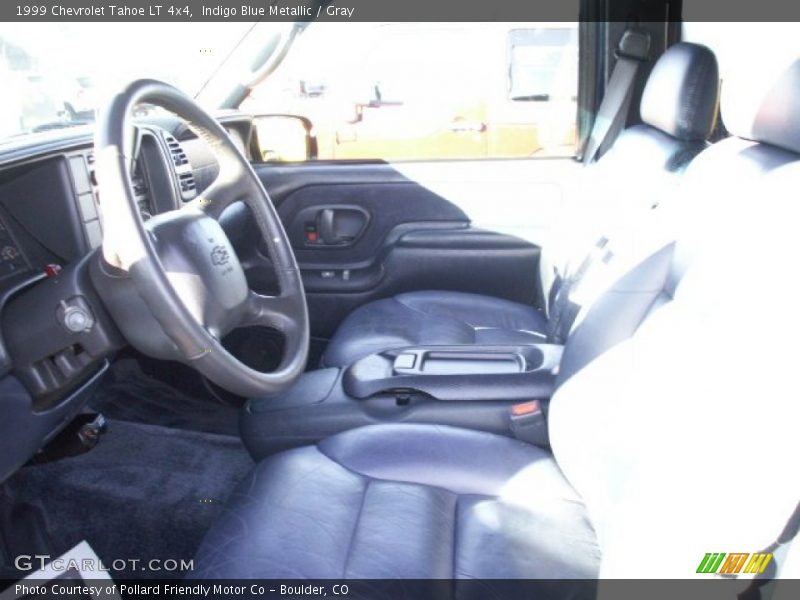 Indigo Blue Metallic / Gray 1999 Chevrolet Tahoe LT 4x4