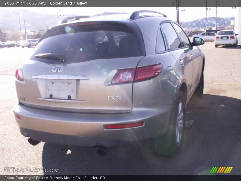 Golden Sand / Willow 2005 Infiniti FX 35 AWD