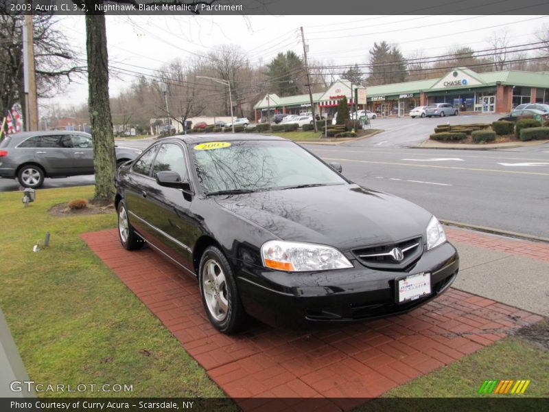 Nighthawk Black Metallic / Parchment 2003 Acura CL 3.2