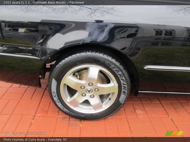 Nighthawk Black Metallic / Parchment 2003 Acura CL 3.2