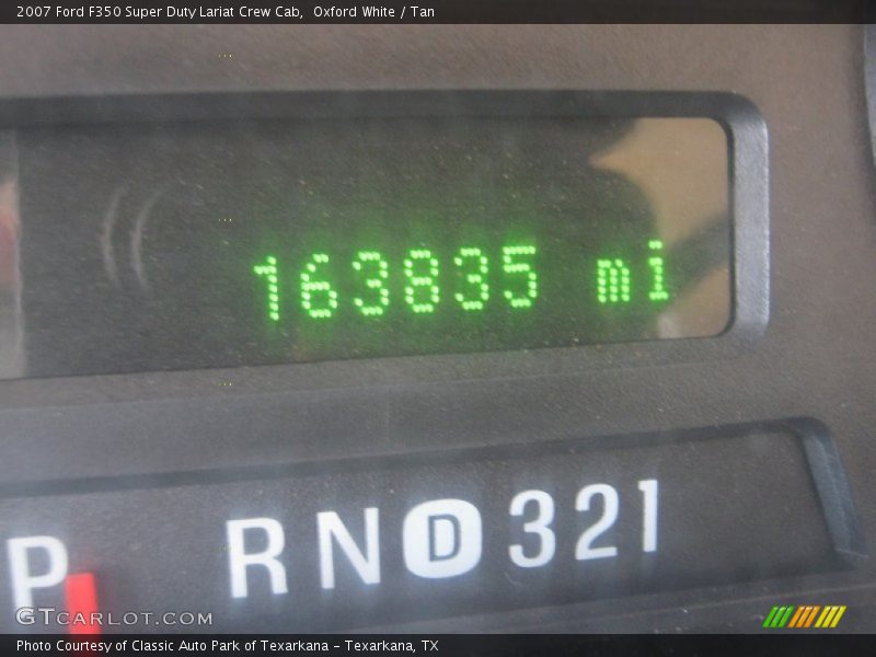 Oxford White / Tan 2007 Ford F350 Super Duty Lariat Crew Cab