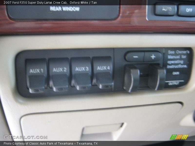 Oxford White / Tan 2007 Ford F350 Super Duty Lariat Crew Cab
