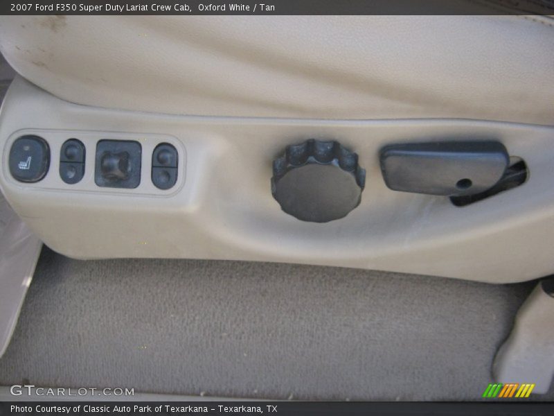 Oxford White / Tan 2007 Ford F350 Super Duty Lariat Crew Cab