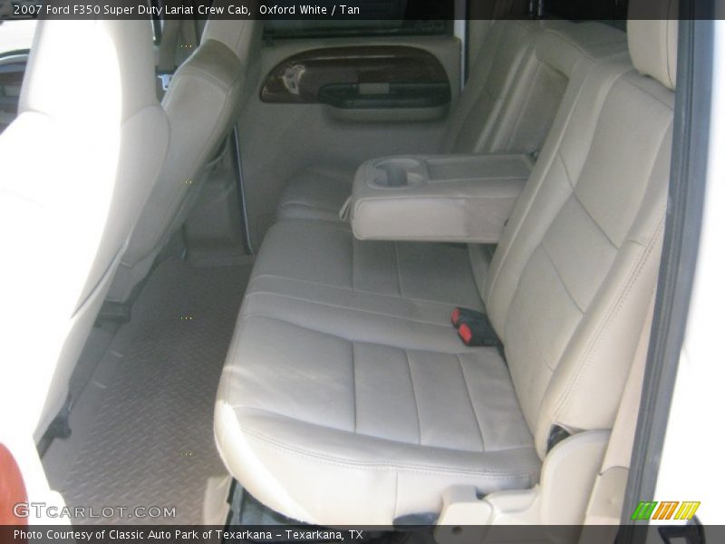 Oxford White / Tan 2007 Ford F350 Super Duty Lariat Crew Cab