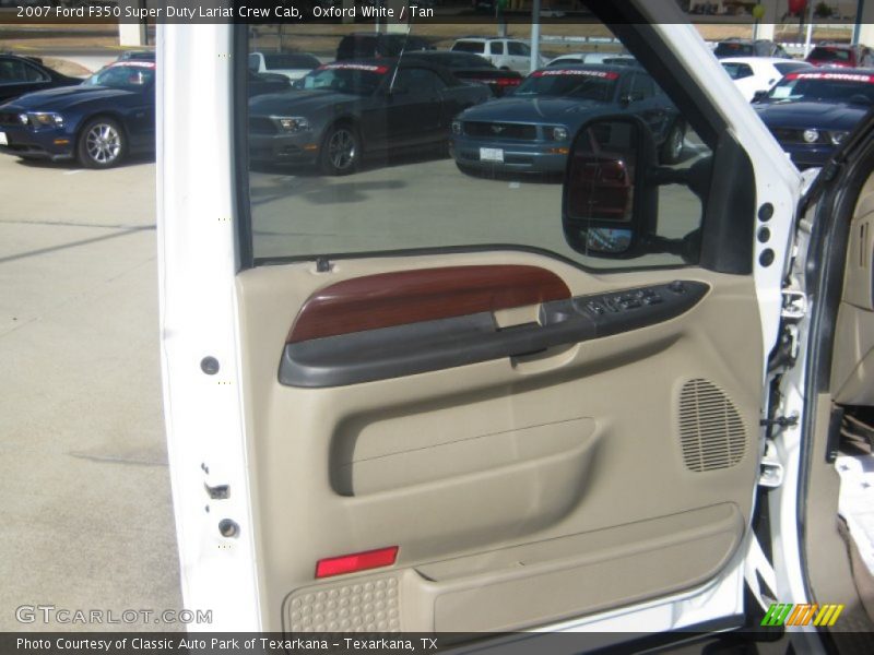 Oxford White / Tan 2007 Ford F350 Super Duty Lariat Crew Cab