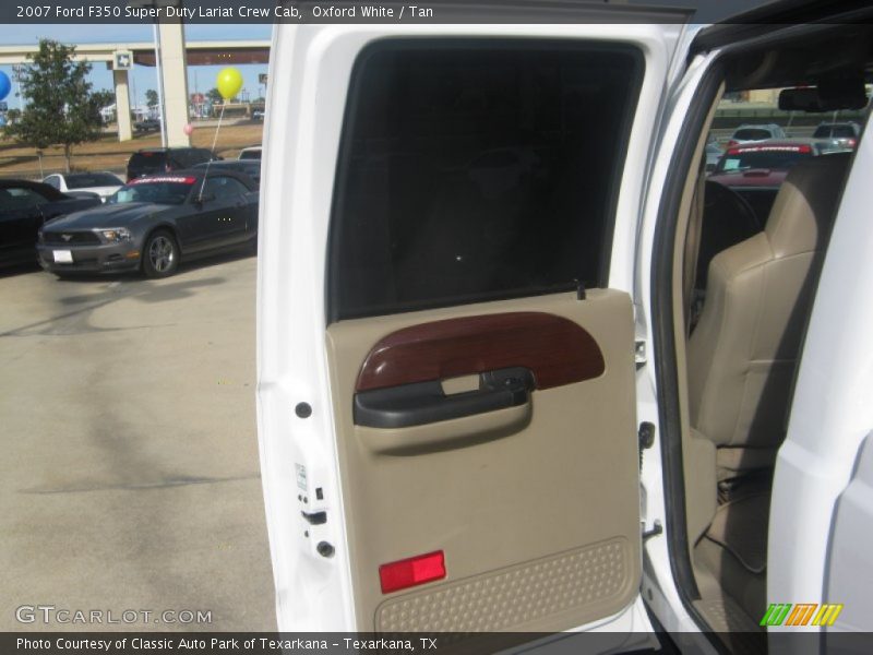 Oxford White / Tan 2007 Ford F350 Super Duty Lariat Crew Cab