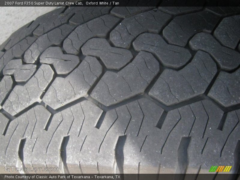 Oxford White / Tan 2007 Ford F350 Super Duty Lariat Crew Cab
