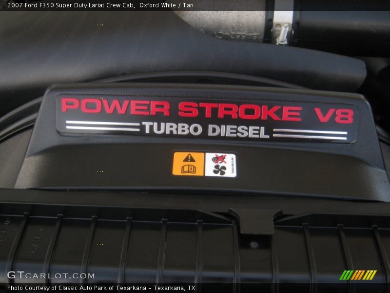  2007 F350 Super Duty Lariat Crew Cab Engine - 6.0 Liter OHV 32-Valve Power Stroke Turbo-Diesel V8
