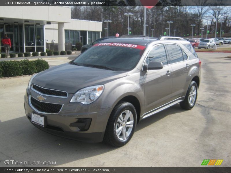 Mocha Steel Metallic / Jet Black 2011 Chevrolet Equinox LT
