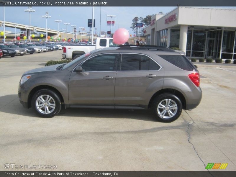 Mocha Steel Metallic / Jet Black 2011 Chevrolet Equinox LT