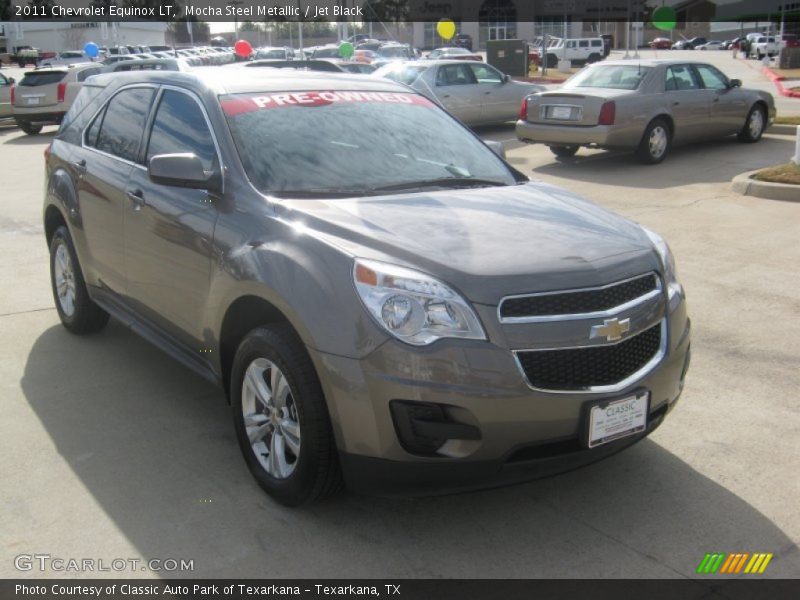 Mocha Steel Metallic / Jet Black 2011 Chevrolet Equinox LT