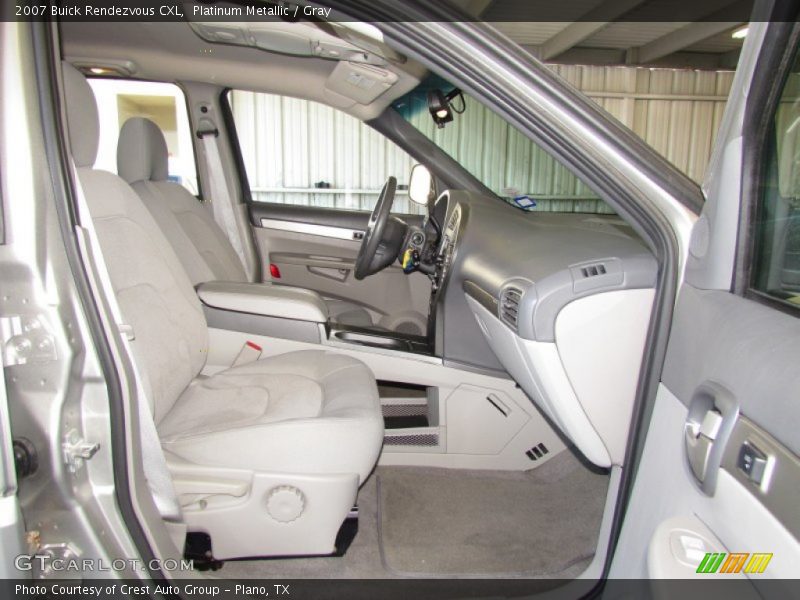 Platinum Metallic / Gray 2007 Buick Rendezvous CXL