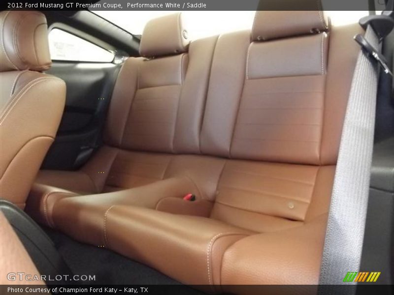  2012 Mustang GT Premium Coupe Saddle Interior