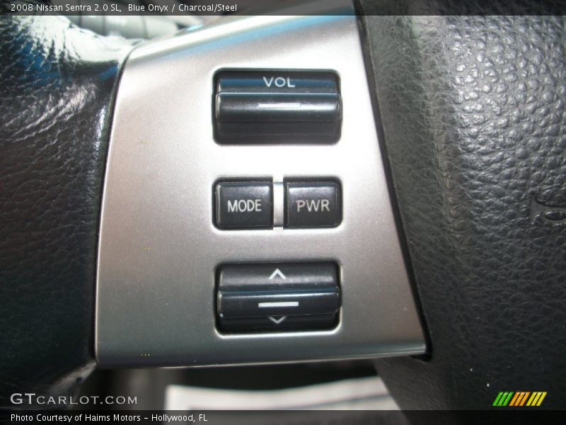Blue Onyx / Charcoal/Steel 2008 Nissan Sentra 2.0 SL
