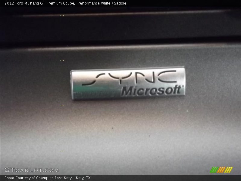 Performance White / Saddle 2012 Ford Mustang GT Premium Coupe