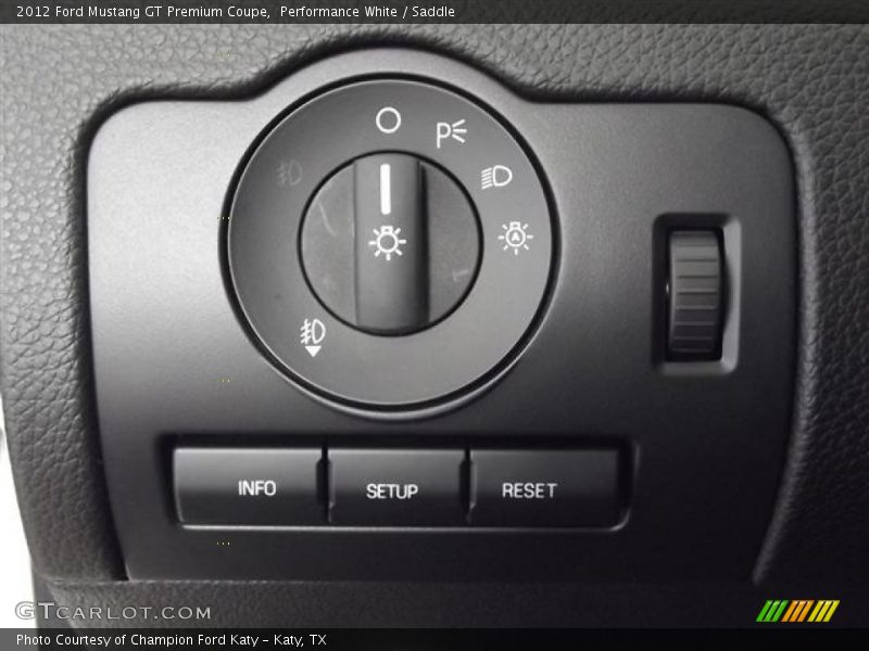 Performance White / Saddle 2012 Ford Mustang GT Premium Coupe