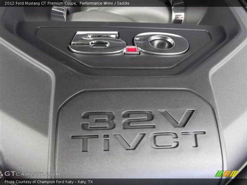  2012 Mustang GT Premium Coupe Engine - 5.0 Liter DOHC 32-Valve Ti-VCT V8