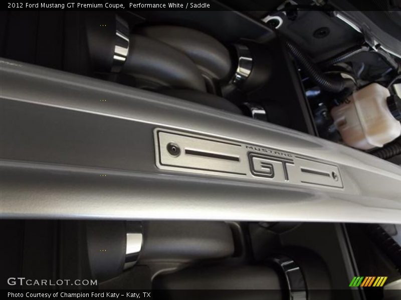 Performance White / Saddle 2012 Ford Mustang GT Premium Coupe