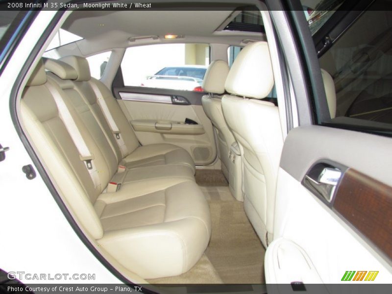 Moonlight White / Wheat 2008 Infiniti M 35 Sedan