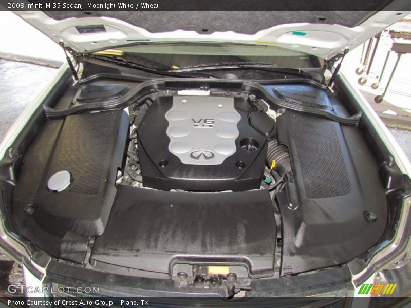 Moonlight White / Wheat 2008 Infiniti M 35 Sedan